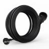Rallonge Prolongateur électrique 2P+T 3G1.5mm2 - 10.00 mètres noir