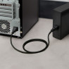 Rallonge alimentation IEC C13 / IEC C14 10A/250V 1.80 Mètre noire