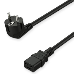 Cordon d'alim secteur 2 pôles + terre CEE7 / IEC C19 3 x 1.5mm²+B2291
