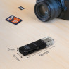 Lecteur de cartes mémoires USB 3.0 SD et Micro SD Suspendu