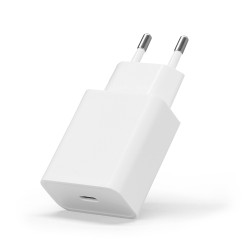 Chargeur secteur Slim rapide USB-C 25W Blanc Suspendu