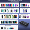 Chargeur secteur compact USB type A 1A noir Sachet