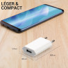 Chargeur secteur USB compact 1A blanc Suspendu