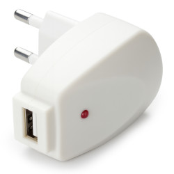 Chargeur secteur USB A 1A blanc Blister