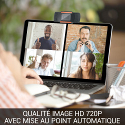 Webcam HD 3 Mégapixels Micro Intégré USB 2.0 Compatible Windows