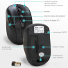 Souris Sans Fil Optique avec Nano Récepteur USB Noire