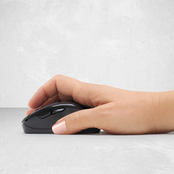 Souris Sans Fil Optique avec Nano Récepteur USB Noire