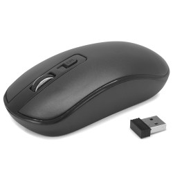 Souris Sans Fil Optique avec Nano Récepteur USB Sensib Régl Noire