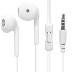 Ecouteurs/Kit main libre avec micro intra-auriculaires Blanc