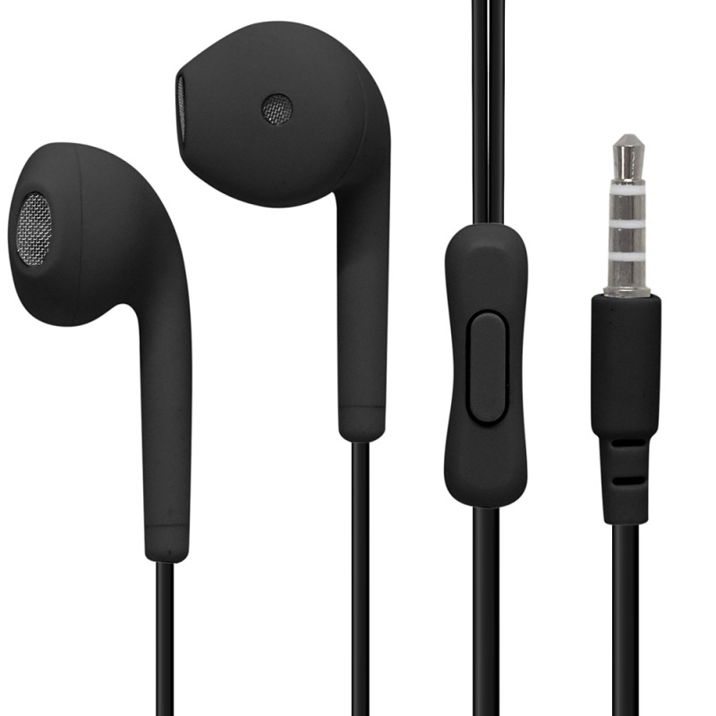 Ecouteurs/Kit main libre avec micro intra-auriculaires Noir