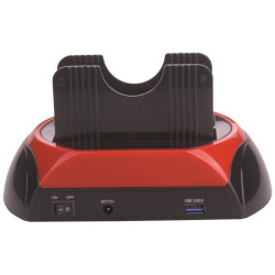 Station d'accueil USB 3.0 pour 2 Disques Dur 2.5  ou 3.5  SATA