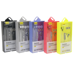 Ecouteurs / Kit main libre avec micro Ergonomique Multi-couleurs