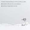 Ecouteurs Blanc USB type C Intra-auriculaire avec Micro et boutons