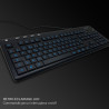 Clavier multimédia rétroéclairé, touches lumineuses, USB
