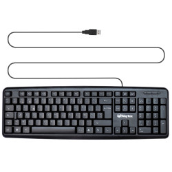 Clavier noir 105 touches USB
