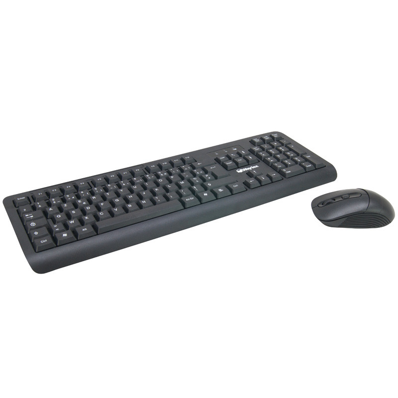 Pack clavier souris sans fils multimédia 2.4 GHz portée 10.00m noir