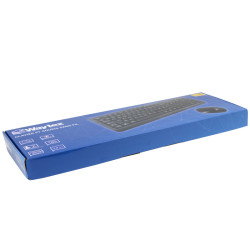 Pack clavier souris sans fils multimédia 2.4 GHz portée 10.00m noir