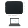Housse pour Tablette et PC Portable 13-14 pouces Néoprène Noire
