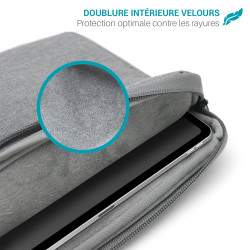 Housse imperméable interieur velour Tablette PC Portable 13-14 pouces