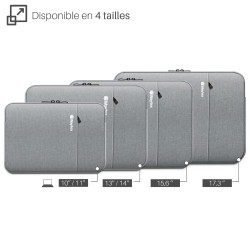 Housse imperméable interieur velour Tablette PC Portable 13-14 pouces