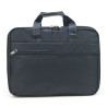 Sacoche Porte Document et PC 15.6  Multi Poches Zippées Nylon Noir