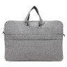 Sacoche élégance ordinateur 15.6'' polyester oxford gris chiné