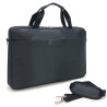 Sacoche Ordinateur 15.6'' Porte Document Multipoches Nylon Noir