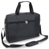 Sacoche Ordinateur 15.6'' Porte Document Multipoches Nylon Noir