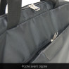Sacoche Ordinateur 15.6'' Porte Document Multipoches Nylon Noir