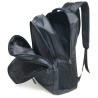 Sac à Dos 17'' Polyester Satiné Elégant Multi Poches Gros volume Noir