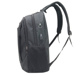 Sac à Dos Sécurité 15,6'' Serrure Antivol Port USB Passant Ecouteurs
