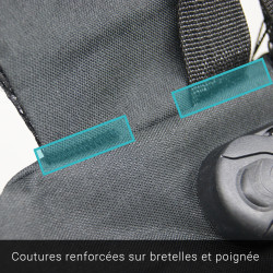 Sac à Dos Sécurité 15,6'' Serrure Antivol Port USB Passant Ecouteurs