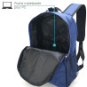 Sac a dos 15,6  compartiments Bleu navy