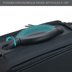 Sacoche multifonction grande capacité  Pilot case souple extensible