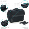 Sacoche multifonction grande capacité  Pilot case souple extensible