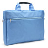 Sacoche pour PC portable 15.6  et documents en nylon bleu