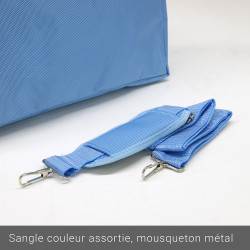 Sacoche pour PC portable 15.6  et documents en nylon bleu