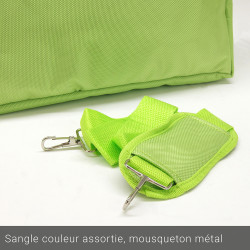 Sacoche pour PC portable 15.6  et documents en nylon vert