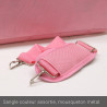 Sacoche pour PC portable 15.6  et documents en nylon rose