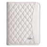 Organiseur élégance blanc iPad tablette 9.7  multifonctions + bloc A5
