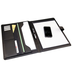 Conférencier porte document bloc A4 multipoches fermeture pression