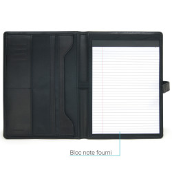 Conférencier porte document bloc A4 multipoches fermeture pression