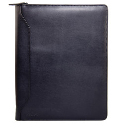 Conférencier porte document bloc A4 et compartiments fermeture zippé