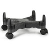 Support UC à roulettes noir ajustable de 75mm a 250mm