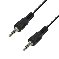 Cordon audio Jack 3.5 stéréo M/M 1.50m