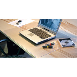 Sous main Total transparent Polycarbonate format bureau 59 x 49 cm