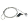Antivol à Clé pour Ordinateur et Ecrans Encoche Sécurité Cable 1.10m