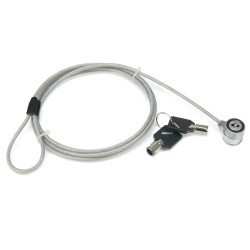 Antivol à Clé pour Encoche haute Sécurité Cable Cable 2,00m opt Pass