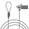 Antivol à Code pour Ordinateur et Ecrans Encoche Sécurité Cable 1.10m
