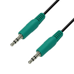 Cordon audio Jack 3.5 stéréo M/M 3.00m haute qualité